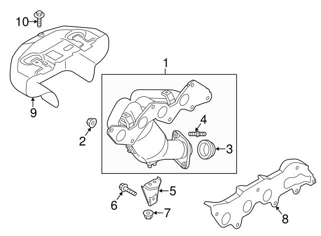 L32713460B MAZDA Прокладка выпускного коллектора купить в Одесса