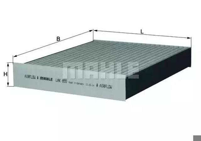 LAK855 Фильтр салона купить Хмельницкий