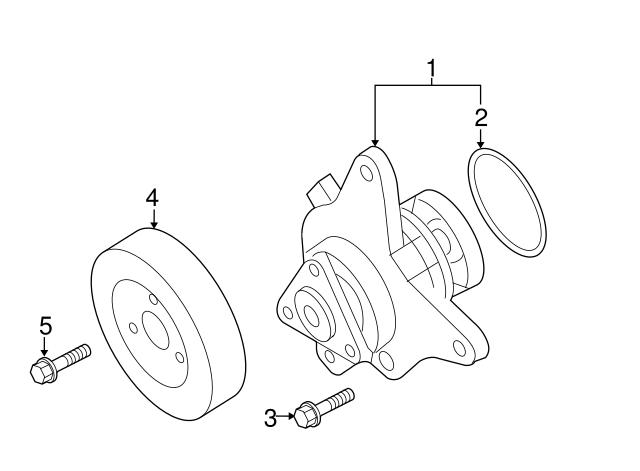 Прокладка водяной помпы LF0115116A MAZDA