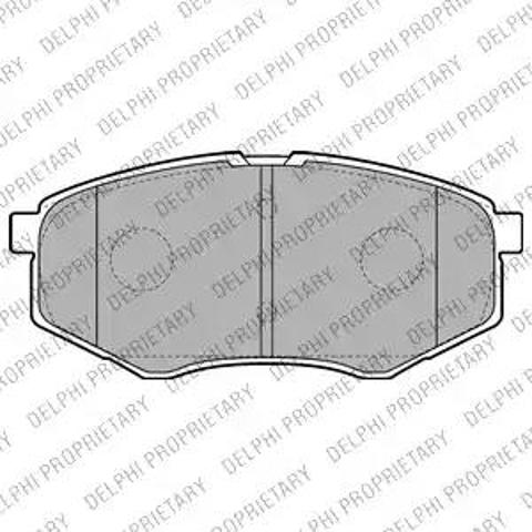 LP2227 DELPHI Передние тормозные колодки купить в Винница