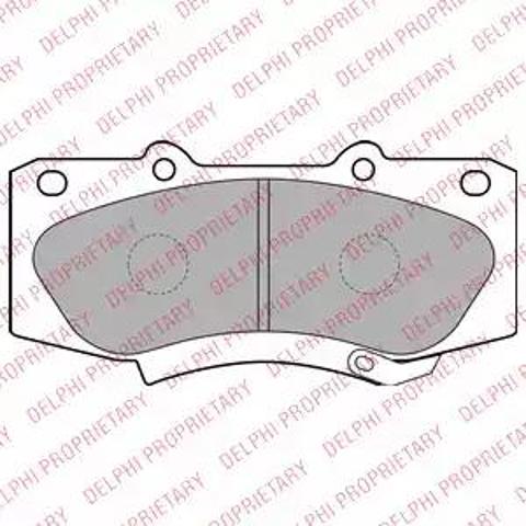 DELPHI LP2244 Передние тормозные колодки в наличии Харьков