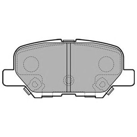 LP2501 DELPHI Колодки тормозные задние дисковые купить в Житомир