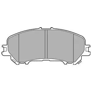 DELPHI LP3144 Передние тормозные колодки в наличии Винница