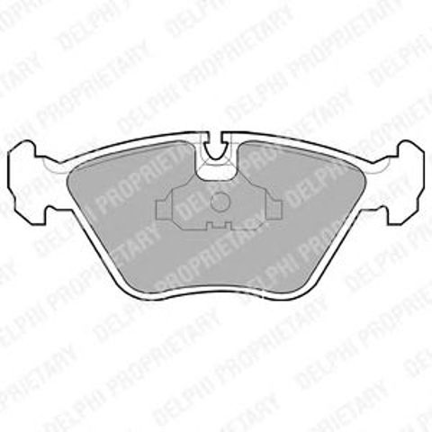 Передние тормозные колодки LP602 DELPHI