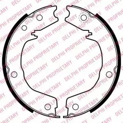 DELPHI LS2007 Колодки ручника в наличии Тернополь