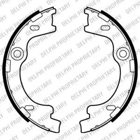 Колодки ручника LS2012 DELPHI
