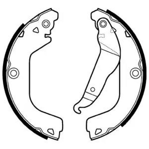 Барабанные колодки LS2123 DELPHI