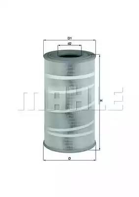 Воздушный фильтр LX72107 MAHLE
