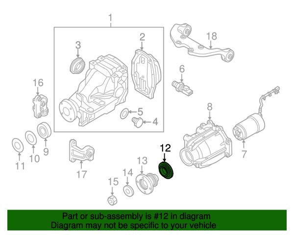 M05427165 MAZDA Сальник хвостовика редуктора заднего моста купить в Украина