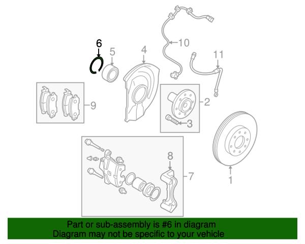 MB303868 MITSUBISHI Кольцо стопорное подшипника передней ступицы купить в Сумы