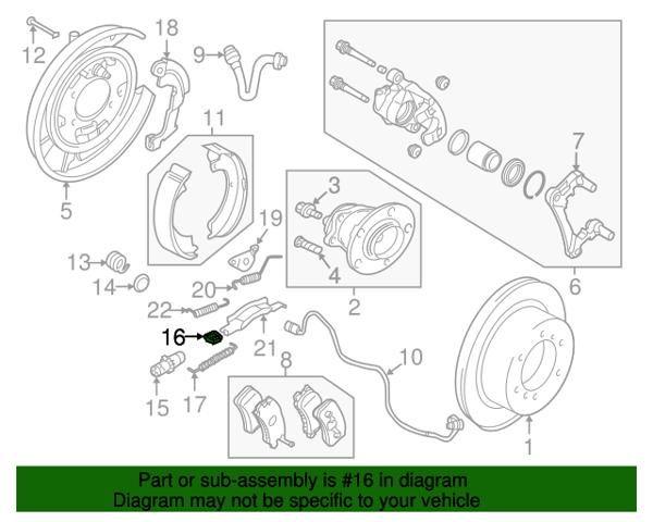 MB520465 MITSUBISHI Ремкомплект тормозных колодок купить в Винница