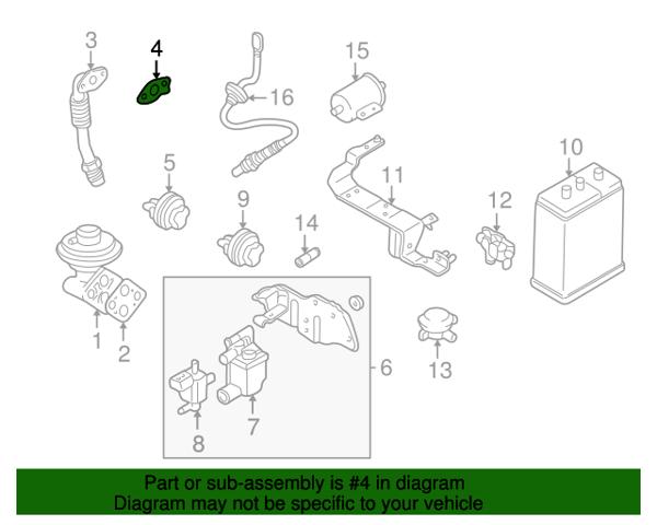 Прокладка EGR клапана рециркуляции MD149764 MITSUBISHI