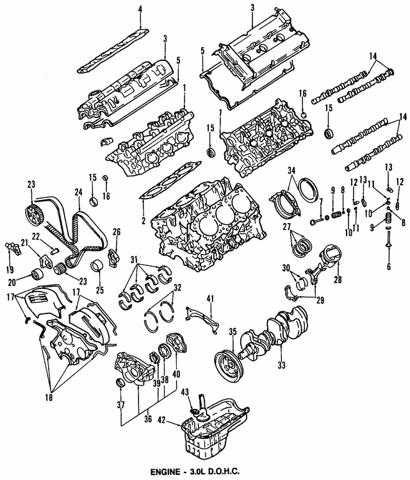 Прокладка передней крышки двигателя MD189778 MITSUBISHI