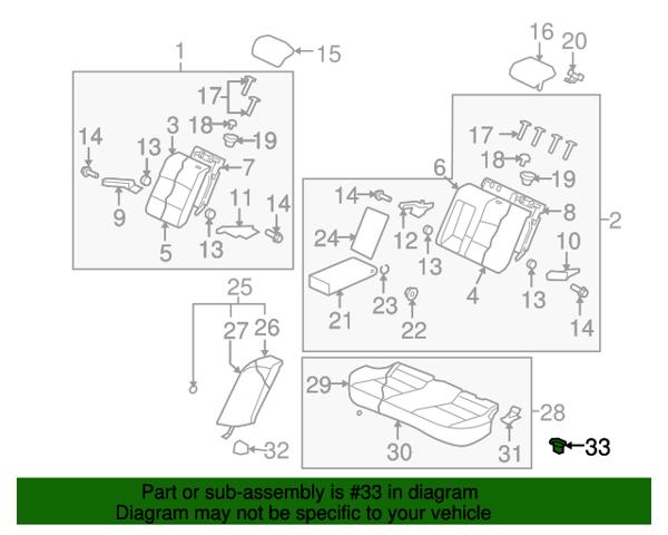 MITSUBISHI MN121068 Фиксатор сиденья заднего в наличии Чернигов