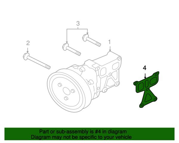 MITSUBISHI MN187247 Прокладка водяной помпы в наличии Тернополь