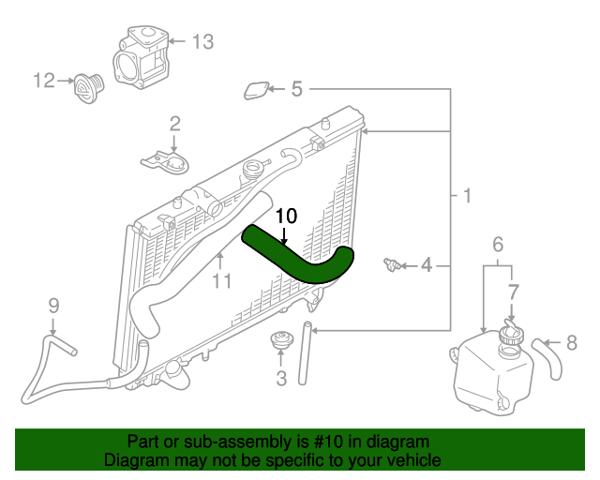 Патрубок системы охлаждения MR239632 MITSUBISHI