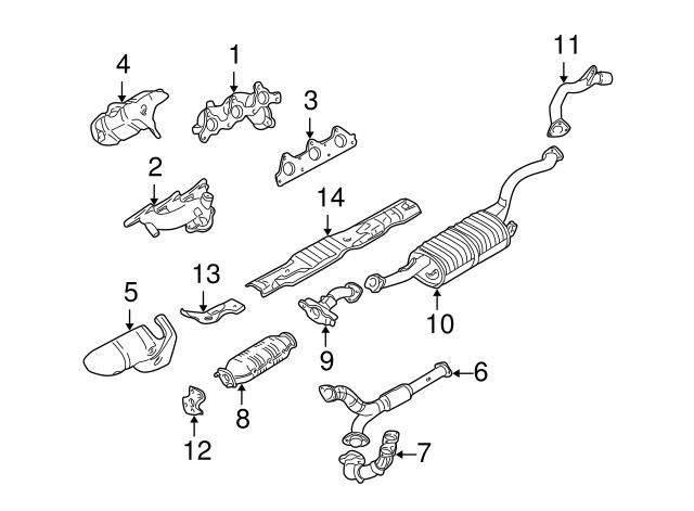 MITSUBISHI MR281721 Прокладка коллектора в наличии Ровно