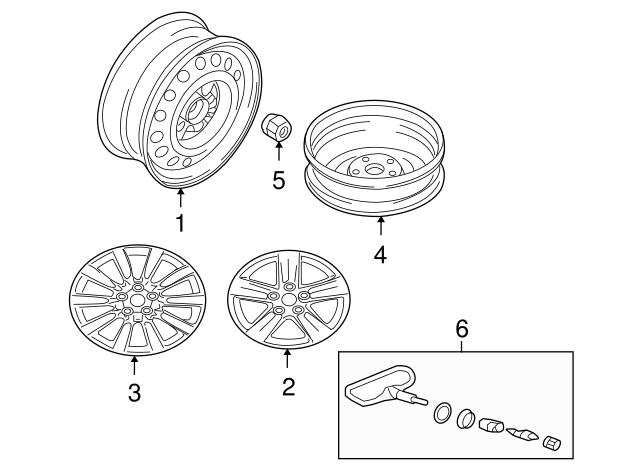 Гайка колесная MR455707 MITSUBISHI