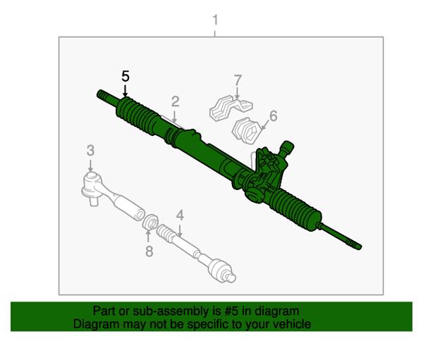 MR510272 MITSUBISHI Пыльник рулевого механизма (рейки) правый купить в Одесса