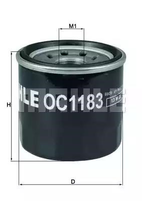 MAHLE OC1183 Фильтр масляный в наличии Ирпень