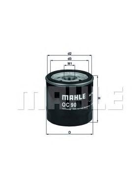OC90OF MAHLE Корпус масляного фильтра купить в Украина
