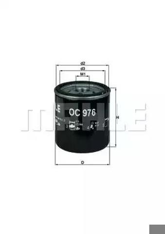 Фильтр центробежный очистки масла OC976 MAHLE
