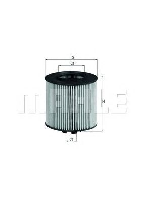MAHLE OX341D Фильтр масляный в наличии Кривой Рог