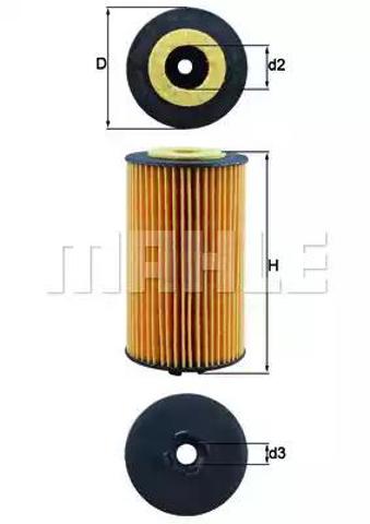 OX401D MAHLE Масляный фильтр купить в Ужгород