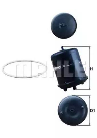 Масляный фильтр OZ9D MAHLE