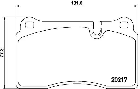 Колодки тормозные передние дисковые P44018 BREMBO