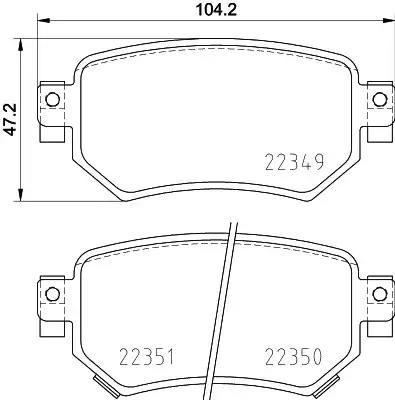 BREMBO P49059 Задние тормозные колодки в наличии Ужгород