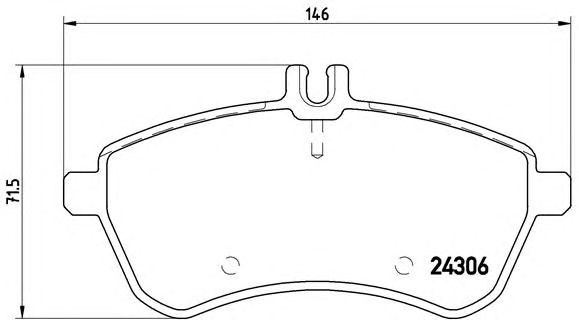 P50067 BREMBO Передние тормозные колодки купить в Киев
