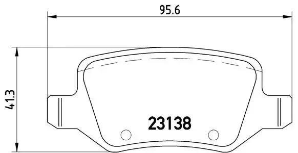 Колодки тормозные дисковые комплект P50090 BREMBO