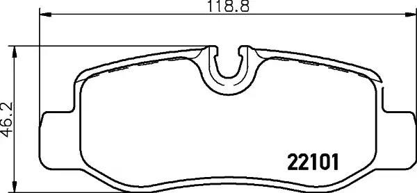 Колодки тормозные дисковые комплект P50126 BREMBO