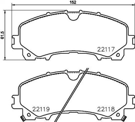BREMBO P56106 Колодки тормозные передние дисковые в наличии Харьков
