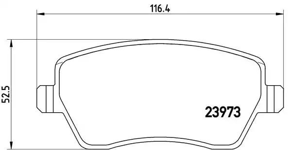 Колодки P68033 BREMBO