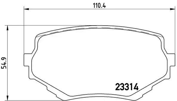 Колодки P79009 BREMBO