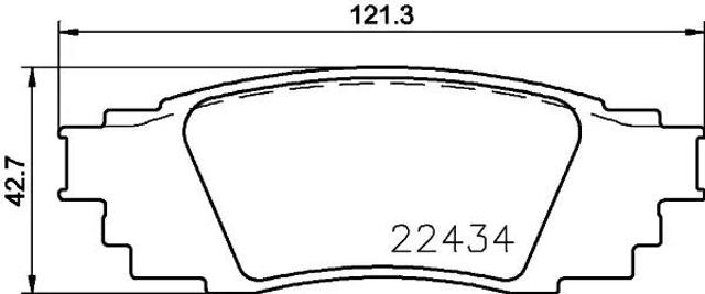 P83160 Колодки тормозные задние дисковые купить Киев