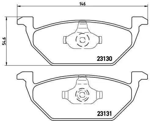 BREMBO P85041 Колодки тормозные передние дисковые в наличии Одесса