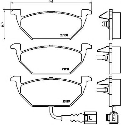 P85072 Колодки тормозные передние дисковые купить Черновцы