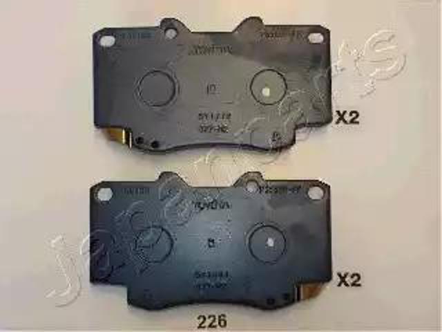 PA226AF JAPANPARTS Колодки тормозные передние дисковые купить в Киев