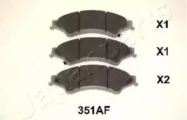 Тормозные колодки PA351AF JAPANPARTS