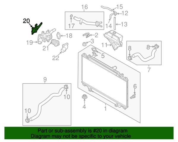 Прокладка корпуса термостата PE0115169 MAZDA