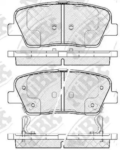 PN0415 Задние тормозные колодки купить Каменское