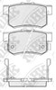 Колодки на тормоз задний дисковый PN8397 NIBK