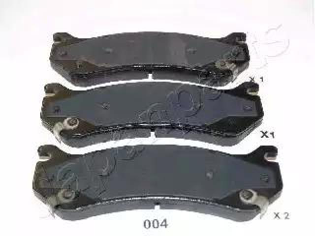 Задние дисковые колодки PP004AF JAPANPARTS