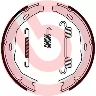 Колодки стояночного тормоза S50522 BREMBO