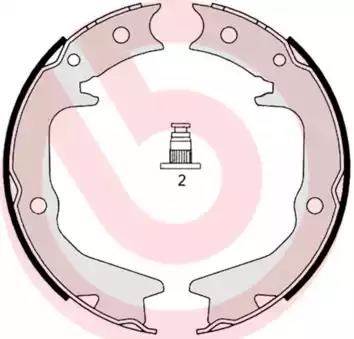 Тормоза рабочие задние ножные и тормозные барабаны S54519 BREMBO