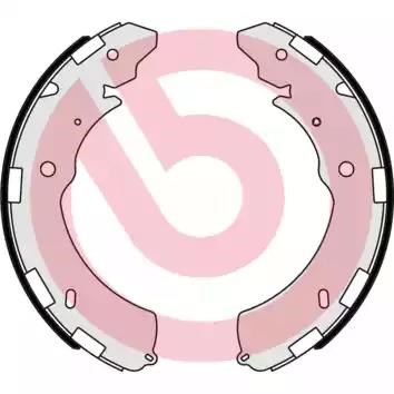 Задние барабанные тормозные колодки S54523 BREMBO