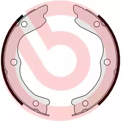 Тормозные колодки ручника S56543 BREMBO